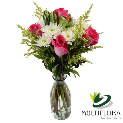 multiflora.com five dark pink roses five dark pink roses 1