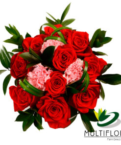 multiflora.com ten red roses carnations ten red roses carnations gra